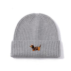 Dachshund Queen Winter Knitted Cotton Beanie