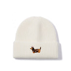 Dachshund Queen Winter Knitted Cotton Beanie