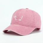 Dachshund Retro Washed Cotton Baseball Cap