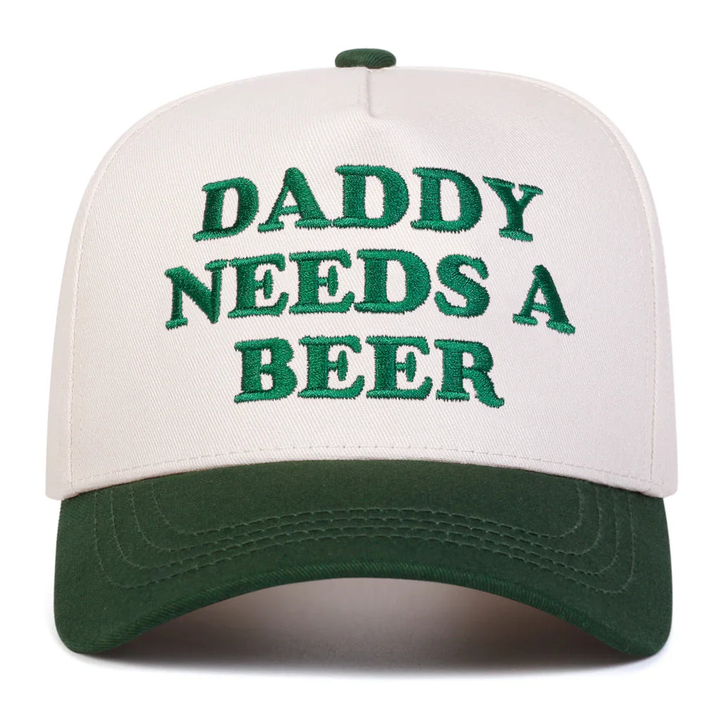 Daddy Needs A Beer Baseball Cap