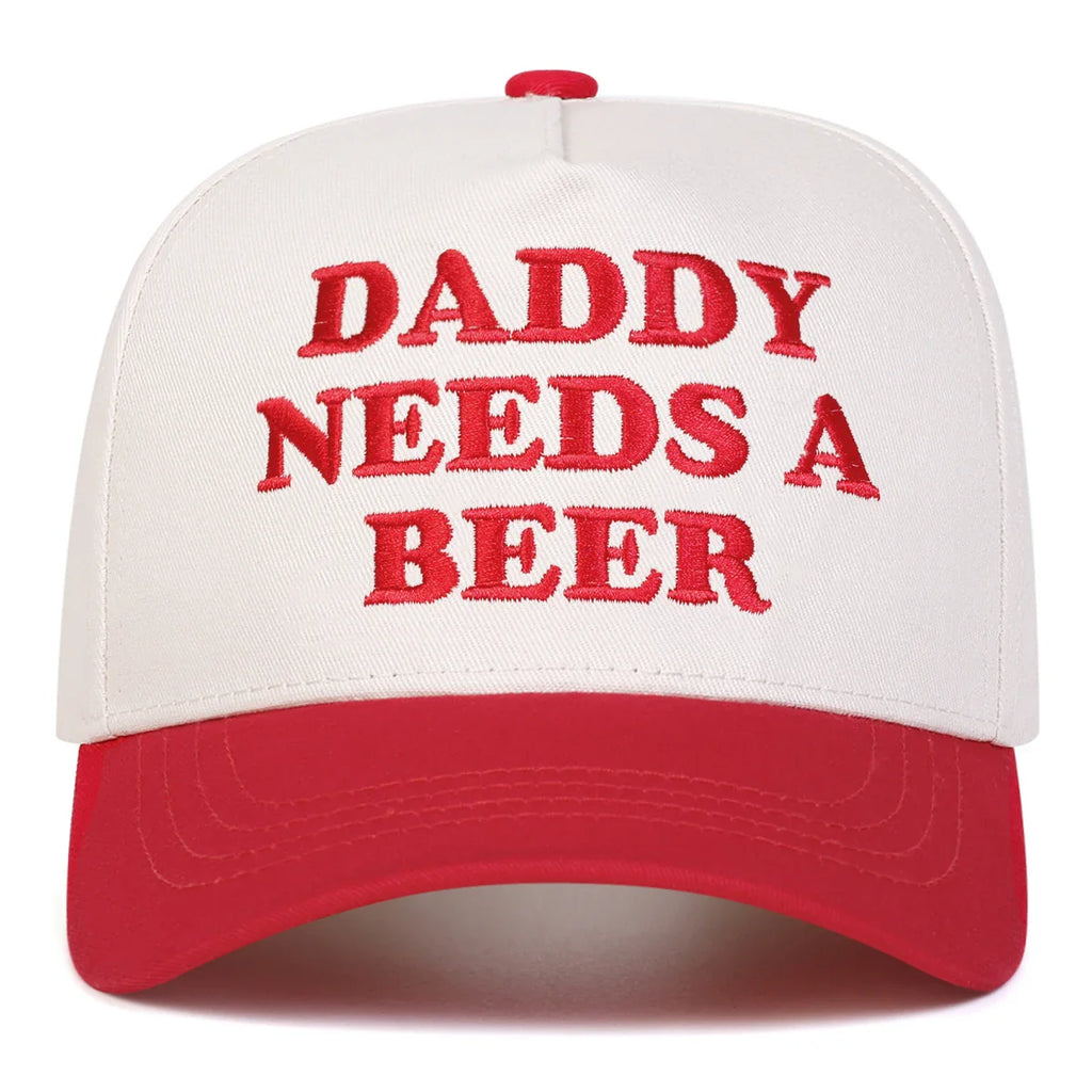 Daddy Needs A Beer Baseball Cap