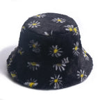 Daisies Fur Bucket Hat