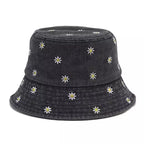 Daisies Classic Denim Bucket Hat