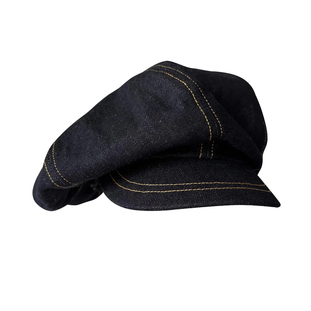 Daladier Linen Beret Newsboy Cap