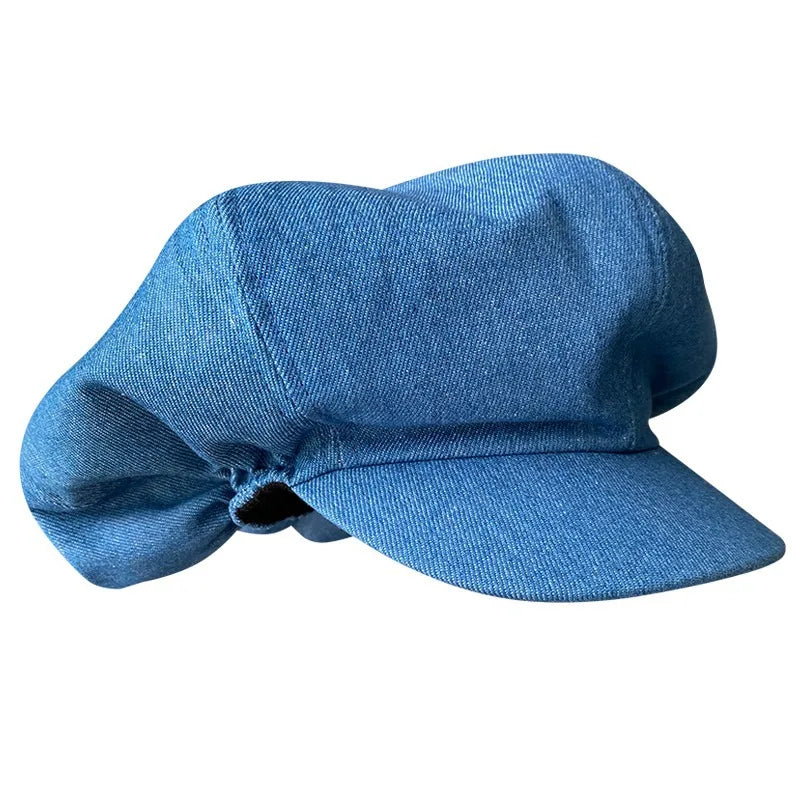 Daladier Linen Beret Newsboy Cap