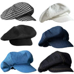 Daladier Linen Beret Newsboy Cap
