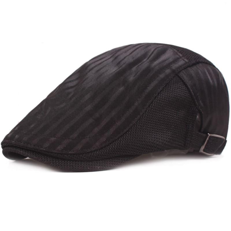 Dale Vintage Striped Flat Cap