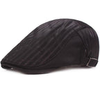Dale Vintage Striped Flat Cap