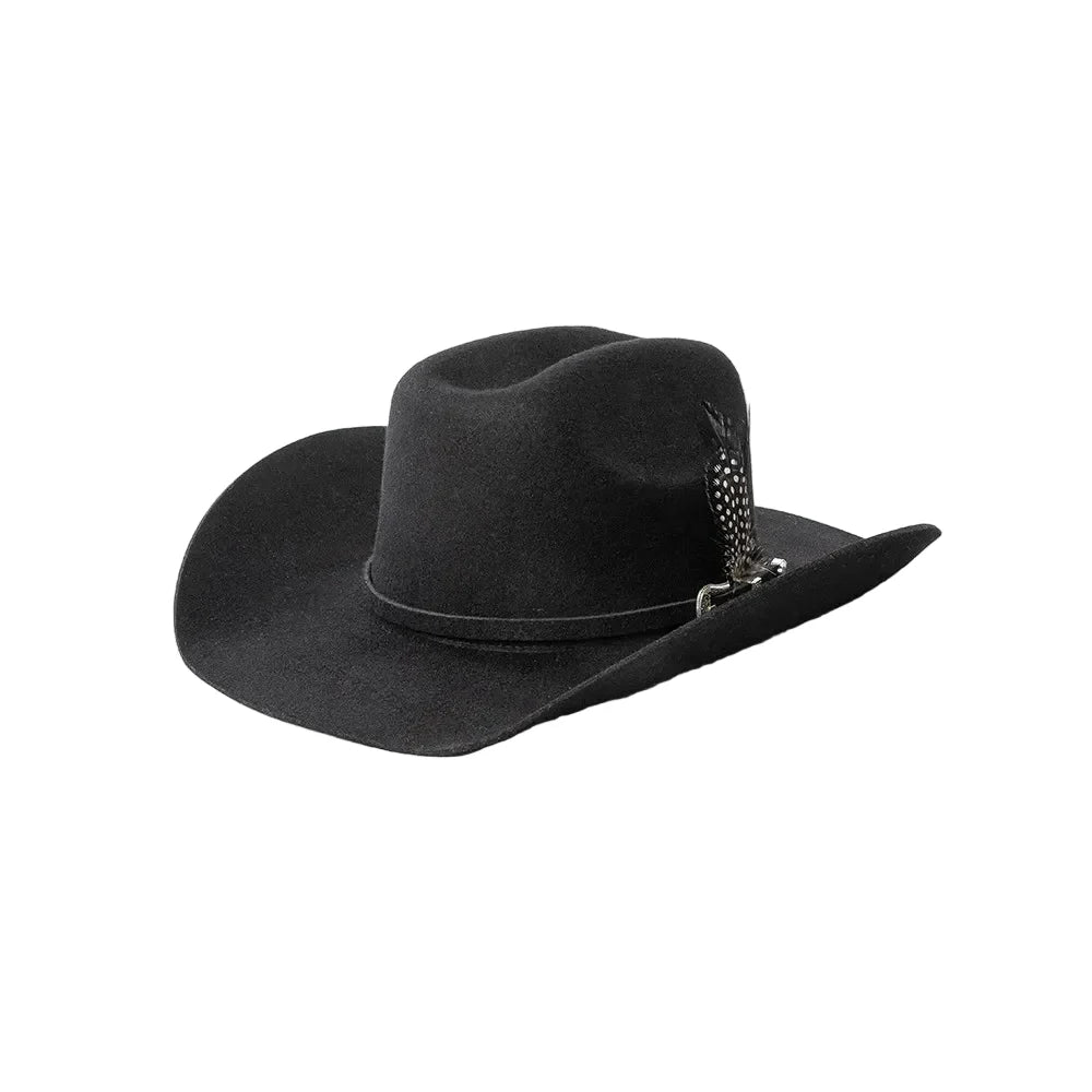 Dallas Feathers Wool Western Cowboy Hat