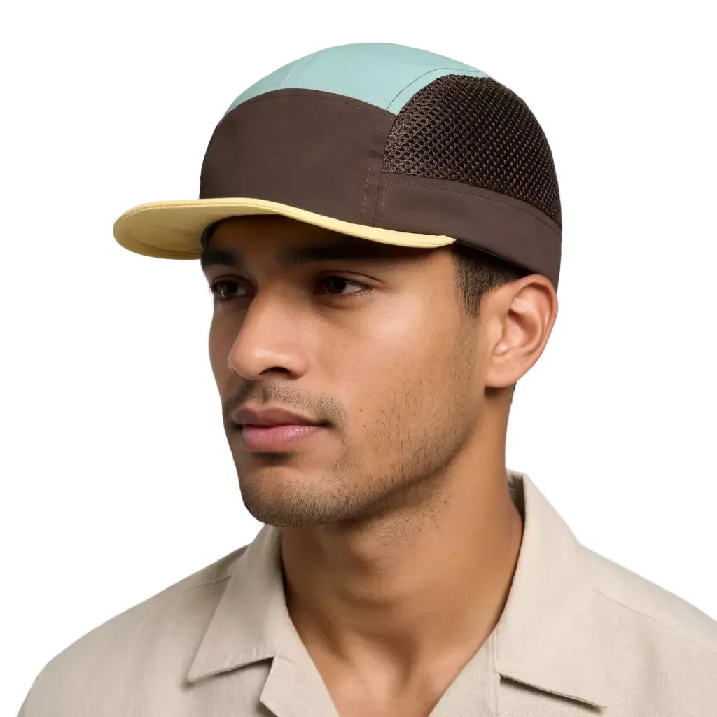 Dallas Vintage Short Brim 5-Panels Cap