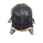Dallas Winter Fur Genuine Leather Trapper Bomber Hat