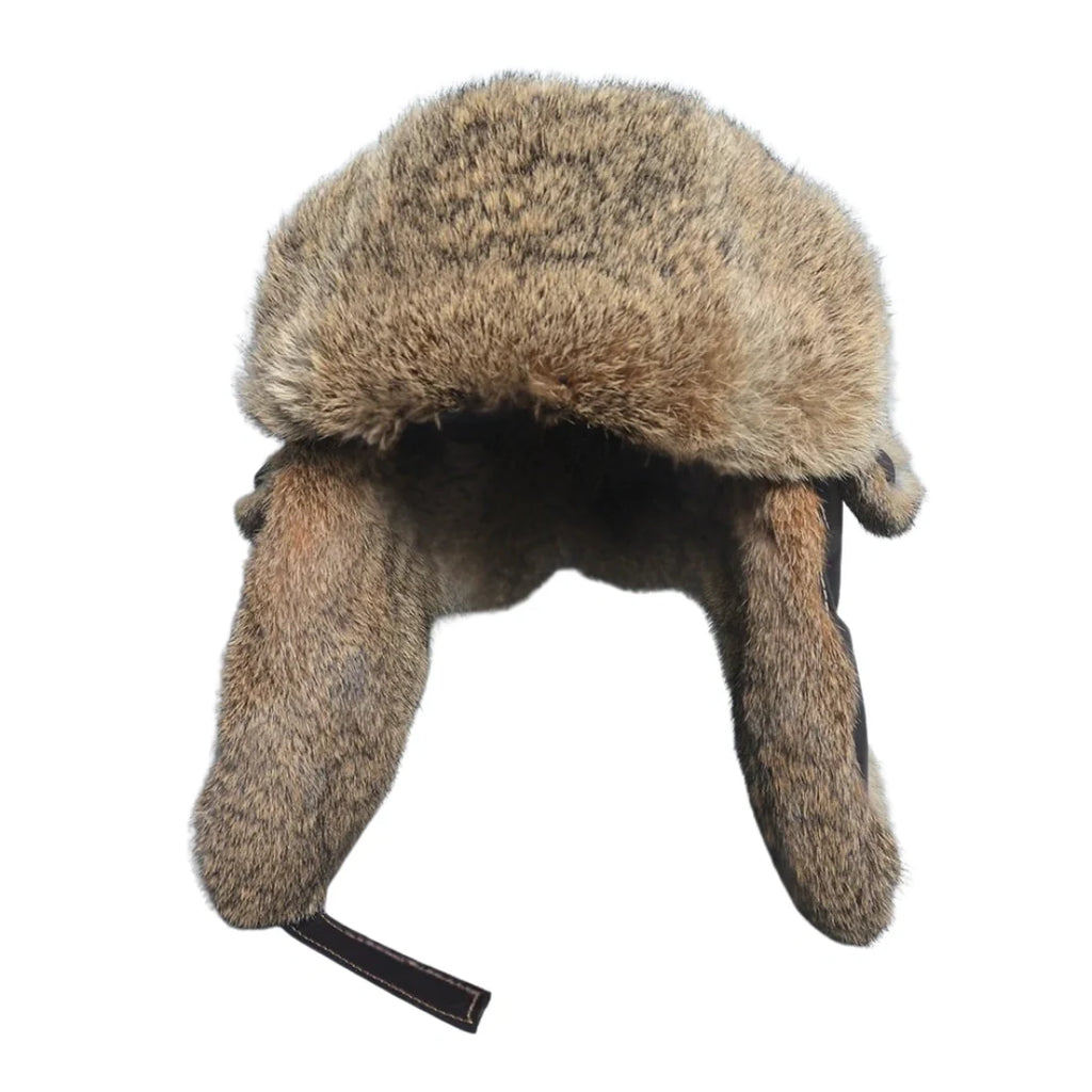 Dallas Winter Fur Genuine Leather Trapper Bomber Hat