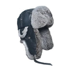 Dallas Winter Fur Genuine Leather Trapper Bomber Hat