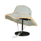 Dayton Tassle Brim Denim Bucket Hat