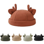 Deer Horns Cotton Docker Cap