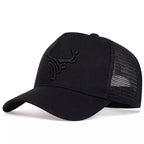 Deer Head Cotton Trucker Cap