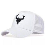 Deer Head Cotton Trucker Cap