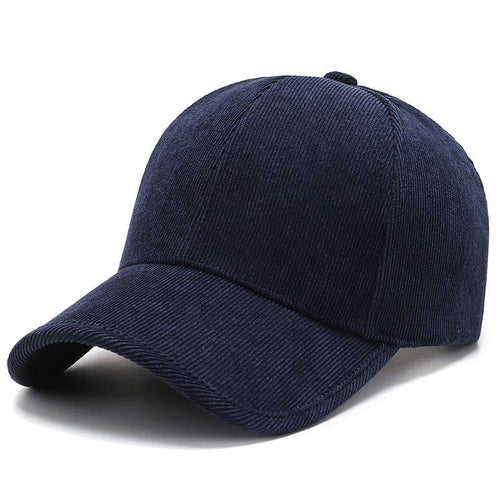 Navy blue Corduroy Baseball Cap