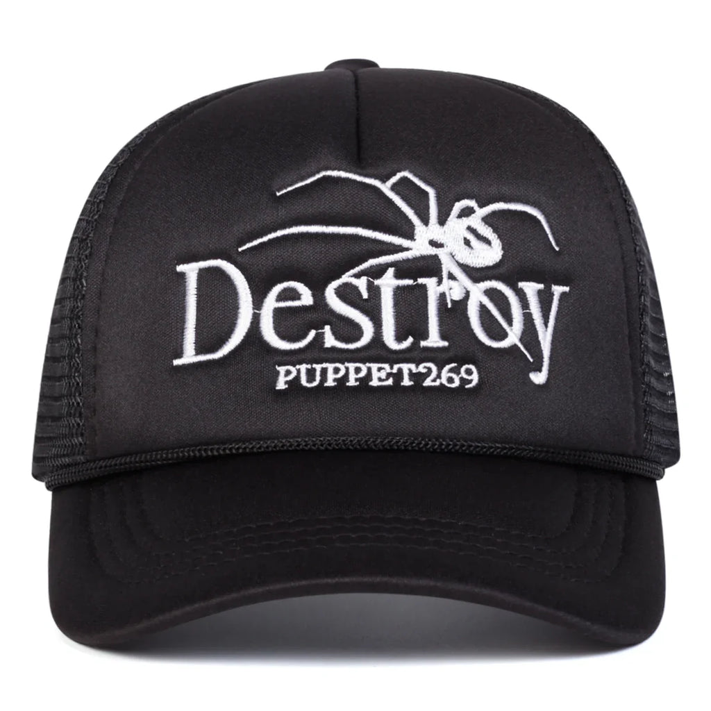 Destroy Spider Puppet 269 Trucker Cap