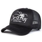 Destroy Spider Puppet 269 Trucker Cap