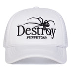 Destroy Spider Puppet 269 Trucker Cap