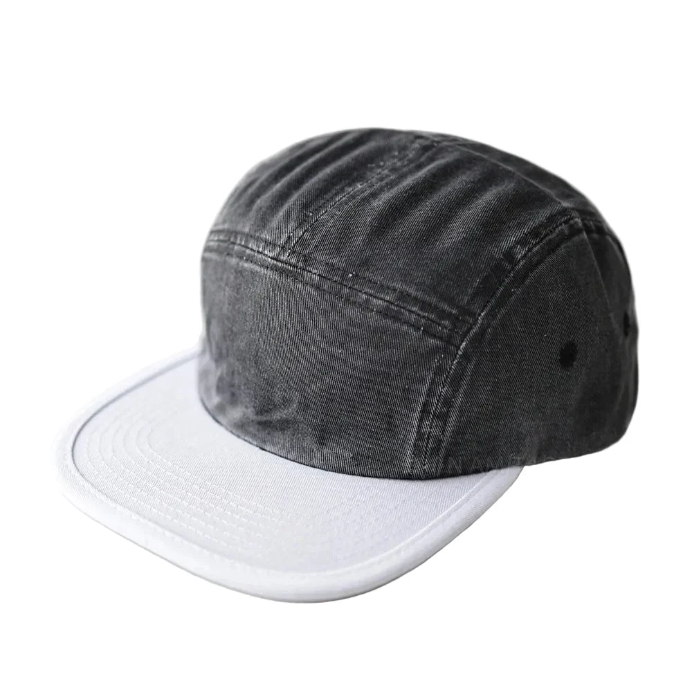 Detroit Washed Cotton 5-Panels Cap