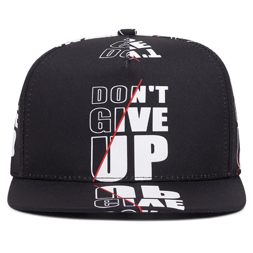 Black Snapback Cap top view