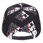 Don't Give Up Black Snapback Cap