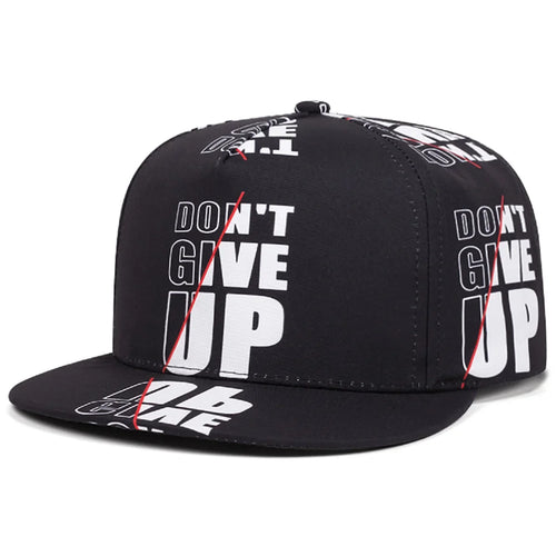 Black Snapback Cap top view