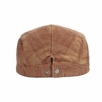 Donegal Corduroy Plaid Flat Cap