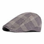 Donegal Corduroy Plaid Flat Cap