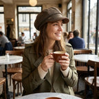 Dortmund Women Vintage Cotton Newsboy Cap