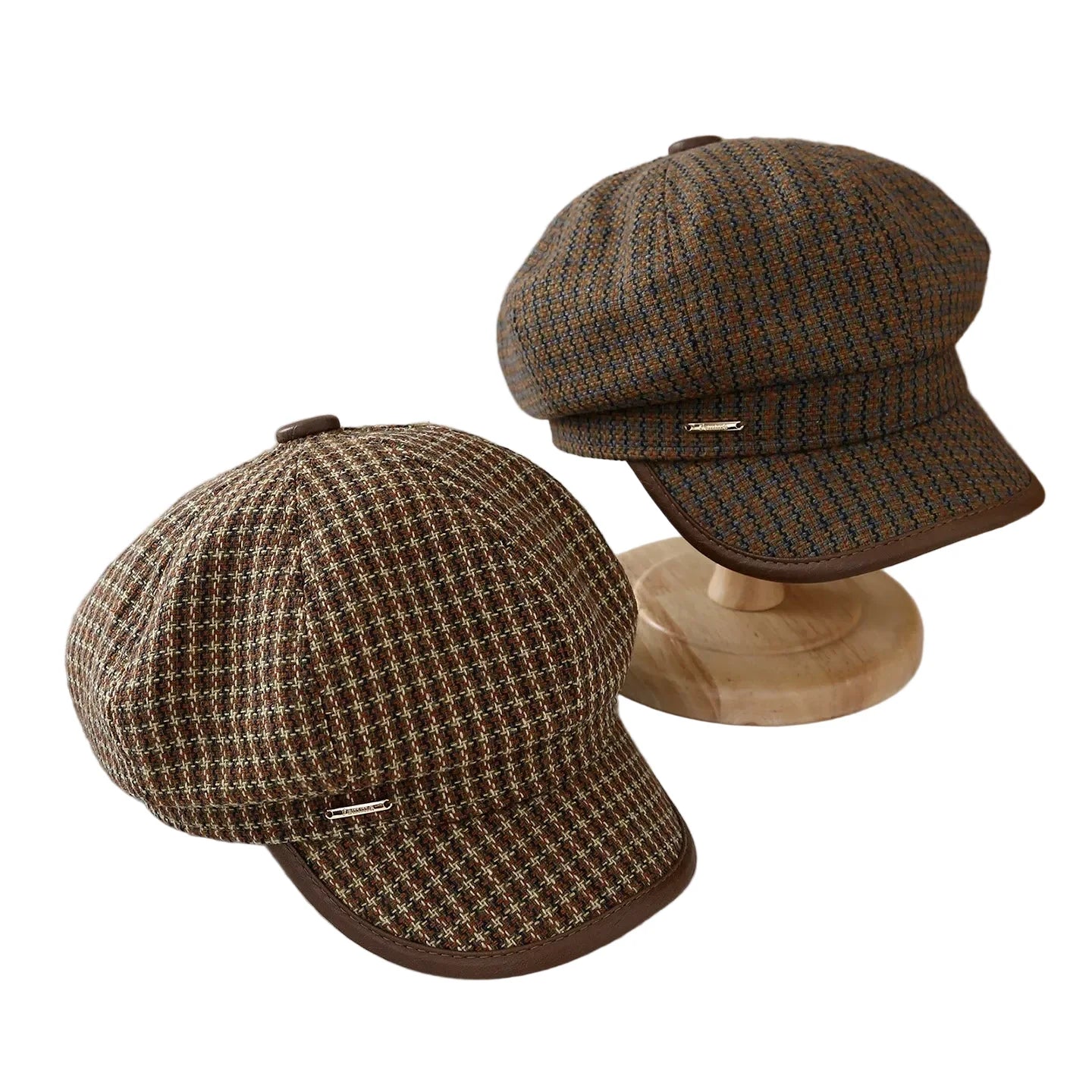 Dortmund Women Vintage Cotton Newsboy Cap