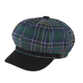 Douglas Retro Tartan Newsboy Cap