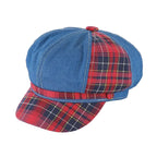 Douglas Retro Tartan Newsboy Cap