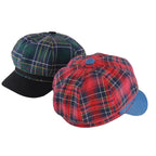 Douglas Retro Tartan Newsboy Cap