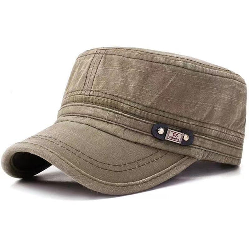Army Cap Adjustable Cotton Hat for Men – Lightweight Summer Military Style