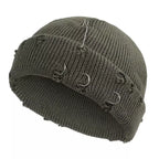 Downtown Metal Rings Short Docker Beanie