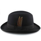 Dryden Feather Wool Homburg Hat