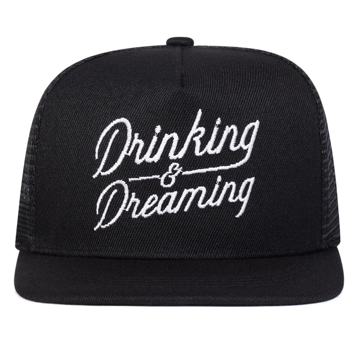 Drinking & Dreaming Trucker Snapback Cap