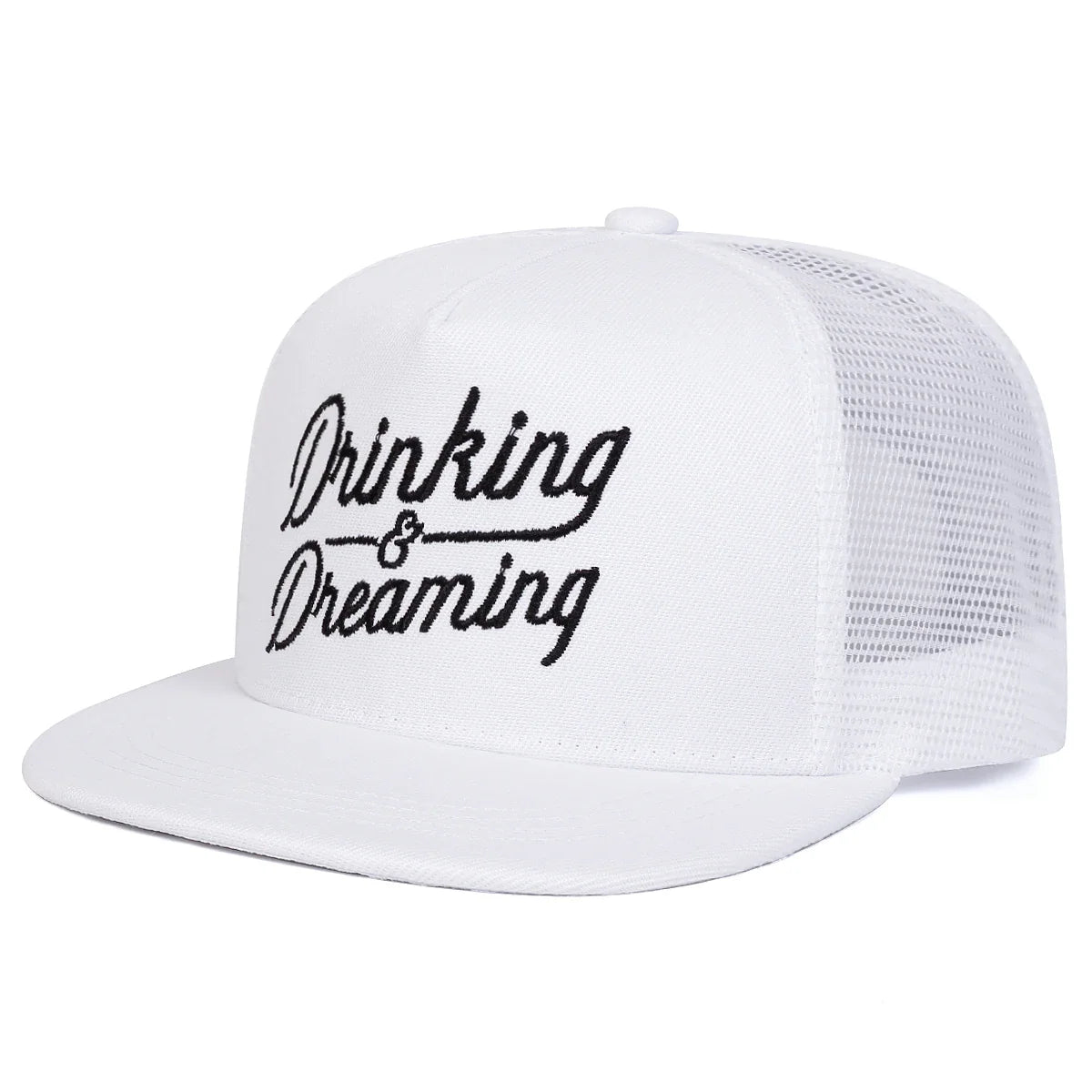 Drinking & Dreaming Trucker Snapback Cap