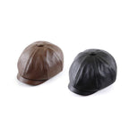 Dusseldorf Leather Newsboy Cap