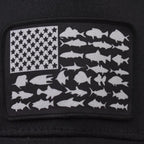 EEUU Flag Fishes Trucker Cap