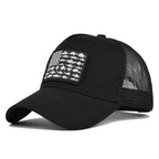 EEUU Flag Fishes Trucker Cap