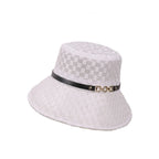 Eagan Summer Plaid Straw Bucket Hat