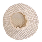 Eagan Summer Plaid Straw Bucket Hat