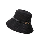 Eagan Summer Plaid Straw Bucket Hat