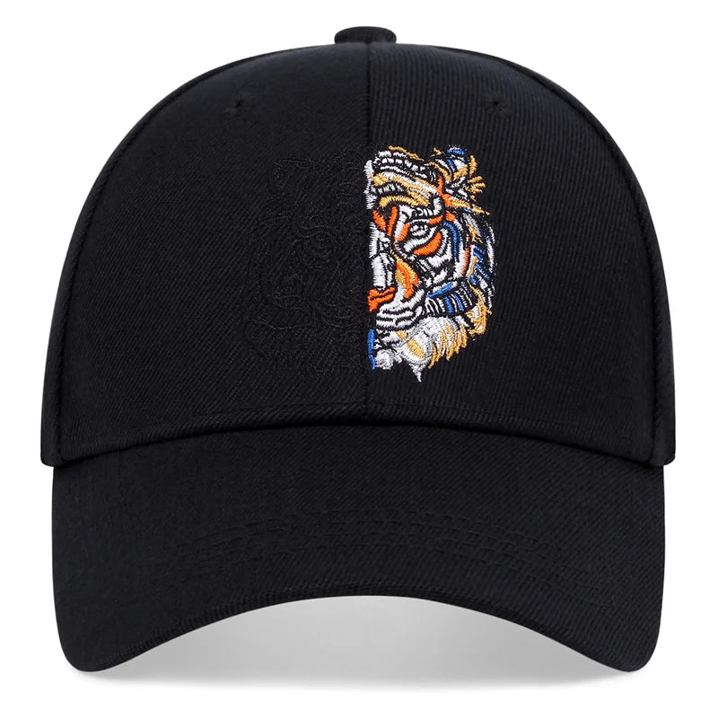 Eastern Tribal Tiger Black Baseball Cap