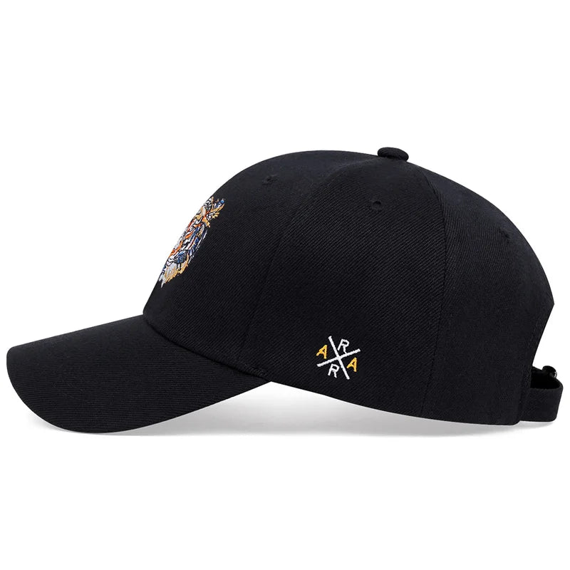 Eastern Tribal Tiger Black Baseball Cap