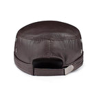 Easttown Genuine Leather Army Cap